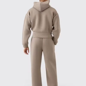 Conjunto de chándal de algodón 100 a la moda para hombre, tejido de rizo con patrón estampado para invierno, Conjunto de sudadera con capucha y pantalones de chándal en ZOHAN CREATION - Product Image 4