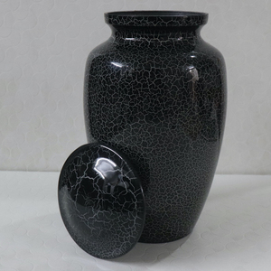 Urne funéraire noire unique pour garder les cendres de vos proches pour sauver les souvenirs Urne souvenir à prix abordable par HHO - Product Image 2