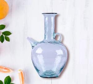 ARTISTIQUE Design classique Pichet à eau en résine de polyester Texture en résine avec motif tourbillon Aqua Abricot pour la cuisine Cadeaux de Noël - Product Image 3