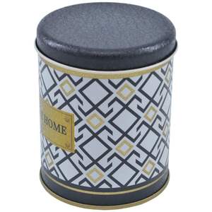 ภาชนะเก็บอาหารทรงกลมลายเส้นเรขาคณิตพื้นหลังสีแดง90x110มม. พร้อมฝาปิด0.6L ลื่นดีไซน์แบบไร้รอยต่อ - Product Image 3