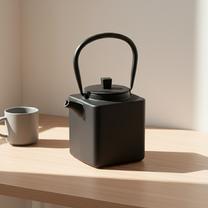 Vente flash 3009441-0.8 800ml Théière en fonte Poignée en fonte Style japonais Revêtement émaillé Comprend S.S. Passoire en maille pour le thé - Product Image 3