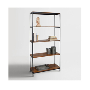 Étagère de rangement en fer métallique de la plus haute qualité, faite à la main, en fer pur et en verre, présentoir pour salon et décoration intérieure. - Product Image 4