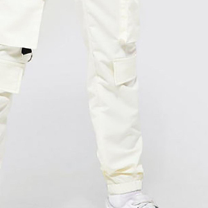 Overalls <b>Black</b> Fashions Baggy Pockets Trousers Men <b>Ribbons</b> Multi-pocket Hip Hop Cargo Pants Wholesale Custom Cheap Price - Product Image 6