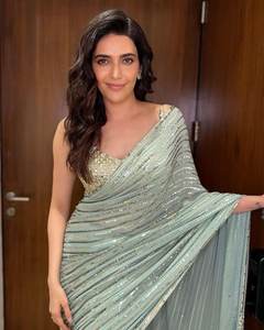 Style Bollywood traditionnel exclusif Bollywood Designer Sequance Saree brodé travail Saree avec chemisier pour femmes et filles - Product Image 5