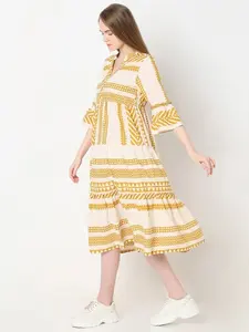 เดรสสั้นสำหรับผู้หญิงชุดเดรสสั้นผ้าทอคอวีแฟชั่นฤดูร้อน - Product Image 3