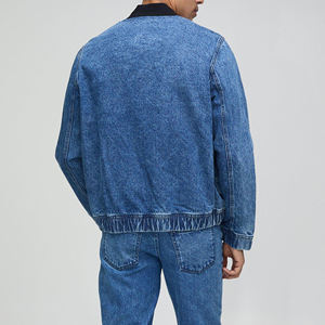 Chaqueta Vaquera para Hombre OEM, Estampada con Diseños Vaqueros Modernos, Cómoda para Primavera - Product Image 6