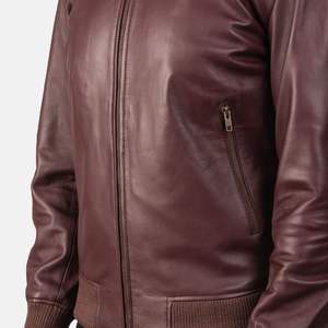 Chaqueta de Cuero para Hombre de Alta Calidad, Diseño Personalizado, Color Sólido, Estilo Urbano para Invierno, Venta en Línea, Chaqueta de Tela para Hombre - Product Image 2