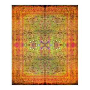Tapis de Peshawar et de Khotan noué à la main, unique en son genre, 14'2 x 9'7 Pes_Kho_263 - Product Image 1