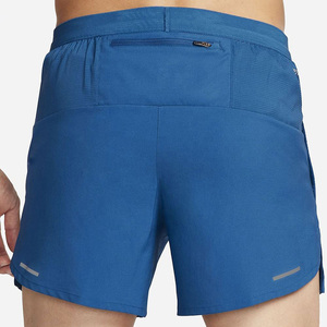 Pantalones Cortos de Nylon Personalizados al por Mayor para Hombre, de Secado Rápido, Cintura Alta con Cordón, Estilo Urbano, Diseño Liso Teñido, Tejido de Punto - Product Image 6