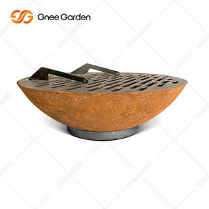 Metal Corten Acero Jardín Calefacción al aire libre Pozo de fuego redondo Personalizado Acero Corten de alta calidad para pozos de fuego de patio trasero - Product Image 1