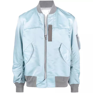 Nouvelle veste bomber tendance pour homme, décontractée, avec fermeture éclair, broderie, manches longues - Product Image 1