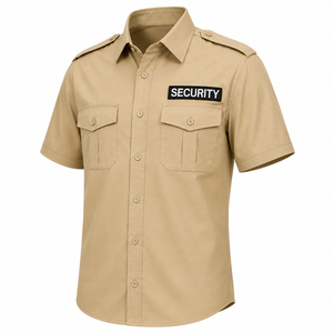 Polo de sécurité personnalisé de qualité supérieure, respirant, en polycoton, vêtements de travail pour hommes, manches courtes, été, agent de sécurité - Product Image 4