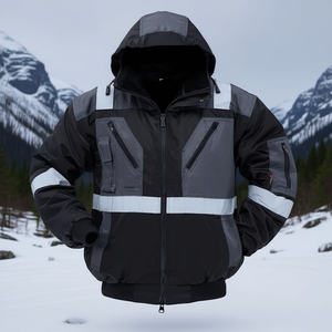 Combi Pilot <b>Jacket</b> 4 in 1 Kirkenes Size L Black/<b>Grey</b> Raincoat for Norway - Product Image 3