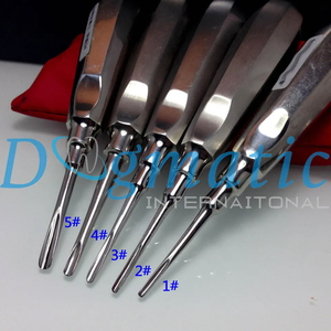 High Quality Reusable Manual Set of 5 Pieces Dental Elevators Extraction Surgical Instruments - Product Image 5