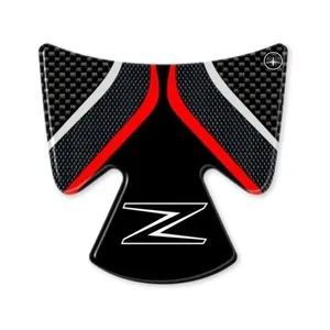 Autocollants de moto en gel 3D pour la protection de la zone de la clé d'allumage pour Kawasaki Z900 rouge - Product Image 2