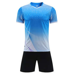 Maillot de football pour hommes de qualité supérieure, design personnalisé, sublimation, tissu respirant, 100% polyester, personnalisé avec le numéro du joueur - Product Image 1