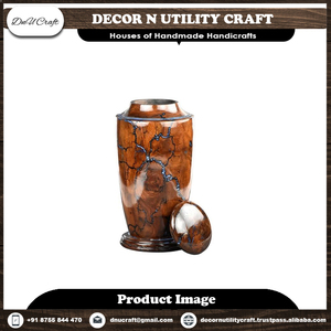 Artigianato in legno di Teak per le ceneri di animali umani contenitore in legno personalizzato per cani gatti per l'artigianato del legno casa - Product Image 3