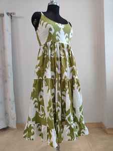 Vestido Largo Casual de Verano para Mujer, Cuello en V, Manga Larga, Estampado Floral, Algodón, Ligero y Transpirable - Product Image 5