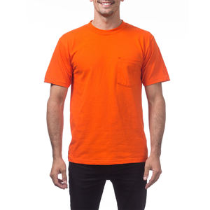 Camiseta de Cuello Redondo para Hombre, Cómoda, Suave, 100% Algodón, Gruesa, Lisa - Product Image 1