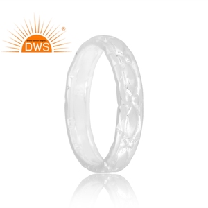 New Pattern Design Sterling Silver New Band <b>Ring</b> Custom Jewelry For Women Gift For Her. - Product Image 2