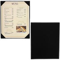 Porte-menu personnalisable en cuir PU de haute qualité pour restaurants, format A4, A5, US Letter, élégant, pour présentation de cocktails, dossier de bar