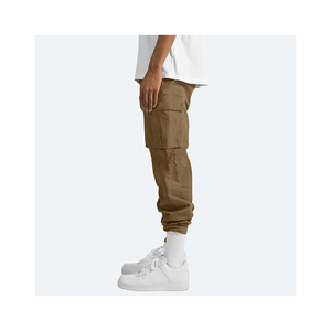 Vente en gros, nouveau modèle, couleurs personnalisées, nouveaux pantalons empilés, séchage rapide, logo personnalisé, tendance, mode hommes - Product Image 4