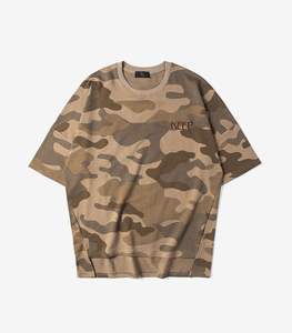 T-shirts pour hommes surdimensionnés à épaules tombantes, imprimés par sublimation, motif camouflage, manches courtes, style hip-hop, vêtements de sport, t-shirts camouflage - Product Image 2