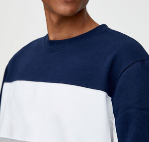 Sudadera de cuello redondo personalizada para hombre, Sudaderas con cuello redondo y logotipo de peso pesado, sudaderas con capucha y Jersey holgado de gran tamaño para hombre - Product Image 2