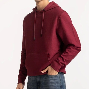 Sweat à capuche premium d'hiver surdimensionné et épais en molleton 100% coton, teinture unie, couleurs personnalisées, broderie, sérigraphie, poche - Product Image 1