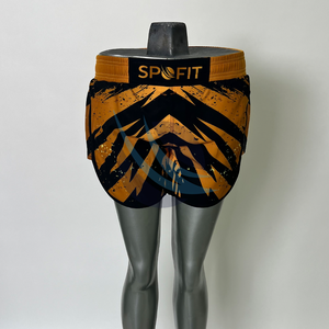 Shorts de MMA Personalizados, Elásticos, Ligeros y Transpirables para Mujer, de Secado Rápido, Cintura Alta, para Muay Thai, Boxeo, Gimnasio, Artes Marciales, 2 en 1 - Product Image 1