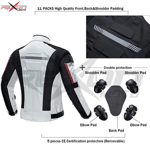 เสื้อแจ็คเก็ตมอเตอร์ไซค์ฤดูหนาวสั่งทำคุณภาพสูง พร้อมปกตั้ง  วัสดุหนัง  แห้งเร็ว ระบายอากาศได้ดี - Product Image 3