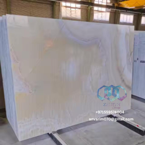 Dalles d'onyx poli de luxe pour cuisine salle de bain revêtement mural pierre de qualité d'exportation EAU Qatar Koweït Bahreïn Oman KSA Chine USA - Product Image 5