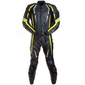 2025 personnalisé noir blanc en cuir véritable moto course costume hommes OEM respirant Anti-UV séchage rapide de haute qualité - Product Image 4