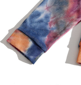 เสื้อสเวตเตอร์เจอร์ซีย์แขนยาวมีฮู้ดสำหรับผู้ชายสำหรับฤดูหนาวงาน OEM ออกแบบลาย3D ปักพลอยเทียม - Product Image 5