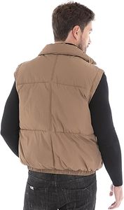 Venta Directa de Fábrica, Chaleco Acolchado con Cremallera Personalizado, Transpirable, de Alta Calidad, Informal, para Hombre, para Invierno, 100% - Product Image 4