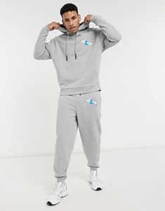 High Quality Vintage Men's Streetwear Track Suit Screen Printed Zipper up Sweat Hoodie Suit Flared <b>Sweatpants</b> <b>Set</b> - Product Image 5