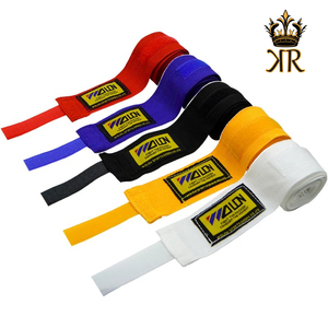 IRun deportes personalizados algodón boxeo mano envuelve MMA mano-envoltura vendaje para hombres y mujeres boxeo MMA Kickboxing Muay Thai - Product Image 2