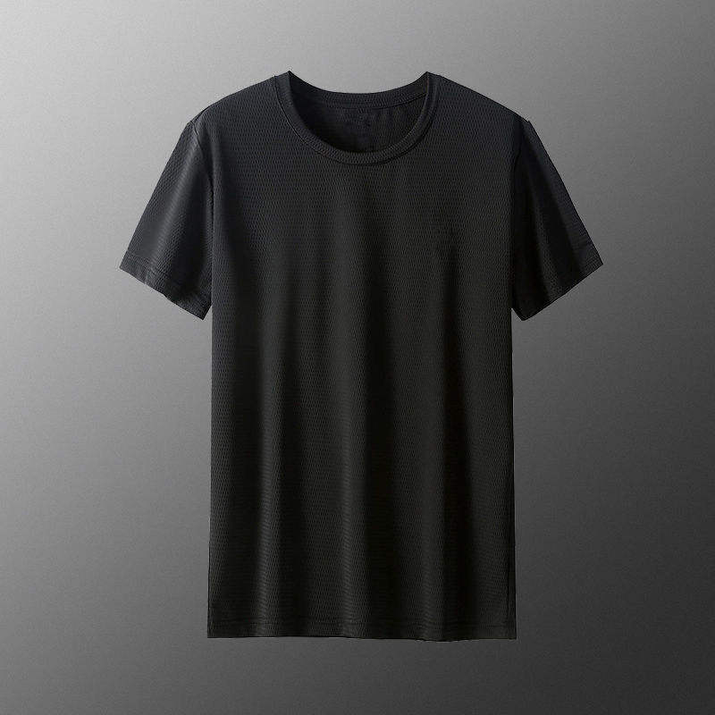 Mesh Short Sleeve-Black