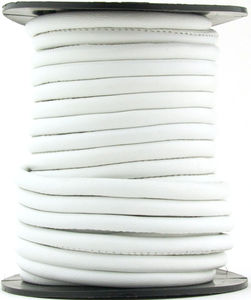 Cordón de Cuero Nappa Genuino al por Mayor, Cordón de Cuero Redondo Clásico y Suave para Hacer Pulseras y Collares, Cordón de Cuero Redondo Cosido por Fancy Leather Cord - Product Image 1