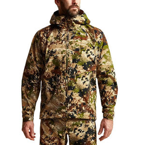 Véritable Uniforme Tactique Camouflage Léger Softshell Veste de Chasse à Capuche Coupe-Vent Imperméable Anti-UV Hommes - Product Image 3
