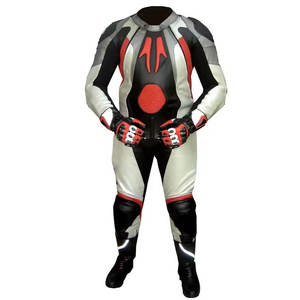 Haute qualité Sport vélo équitation costume étanche moto costume Super qualité dernière conception hommes en cuir fait moto costumes - Product Image 3