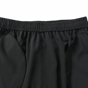 Pantalones cortos informales de color sólido para hombre, ligeros, ecológicos, deportivos de verano, para vacaciones, con cordón y bolsillos - Product Image 3