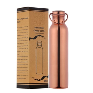 Copper <b>Water</b> <b>Bottle</b> Diamond Cut Style Vacuum Flask Ayurvedic Health Benefited <b>Bottle</b> Usage for All and Return Gift Purpose - Product Image 6