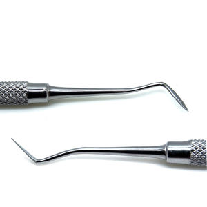 Talladores de amalgama Dental de doble extremo de acero inoxidable alemán, instrumentos escalares dentales de primera calidad - Product Image 5