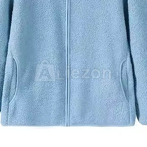 Veste polaire pour femmes la plus vendue de haute qualité conception personnalisée vente en gros de veste polaire d'hiver pour femmes - Product Image 5