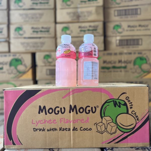 เครื่องดื่มโมกุโมกุรสลิ้นจี่ผสมเนื้อมะพร้าว ขนาด 320 มล. น้ำผลไม้บรรจุขวด ยอดขายอันดับหนึ่ง - Product Image 2
