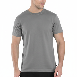 Classic Mens Cotton Blend <b>T</b>-<b>Shirts</b> Short Sleeve Crew Neck with Pattern Novelty <b>Plain</b> <b>T</b> <b>Shirts</b> for Men - Product Image 1
