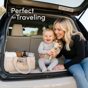 <span class=keywords><strong>Cesta</strong></span> de Almacenamiento Elegante de Fieltro de Pana Reutilizable de Alta Calidad para <span class=keywords><strong>Pañales</strong></span> de Bebé, para Artículos Esenciales de Recién Nacido <span class=keywords><strong>y</strong></span> Estación de Cambio de <span class=keywords><strong>Pañales</strong></span> - Product Image 6