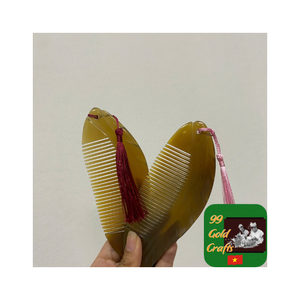 Peine de cuerno de búfalo hecho a mano, acabado pulido, peine de barba duradero, peine de pelo fuerte, Material de cuerno Natural para tiendas minoristas y venta a granel - Product Image 5