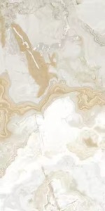 Dalles de porcelaine Delmare en pierre frittée polie brillante 1600x3200mm pour comptoirs de cuisine et halls 160x320 cm Designs en granit - Product Image 2